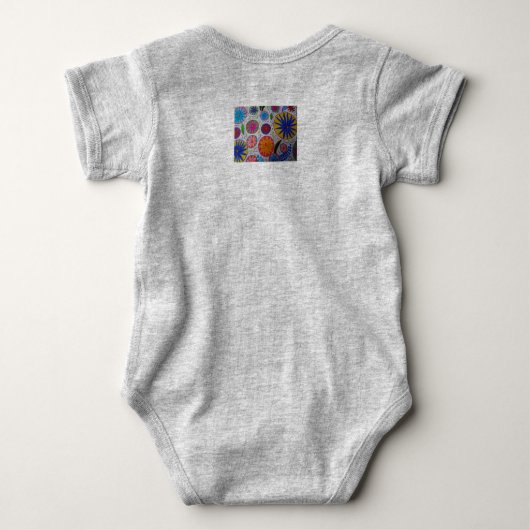 Modern Floral Romper (Achterkant)