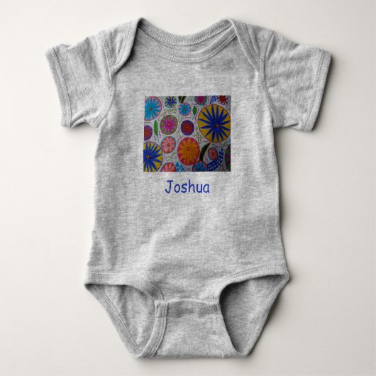 Modern Floral Romper (Voorkant)