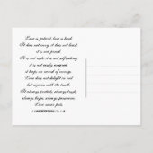 Modern Floral Save the Date Wedding Briefkaarten (Achterkant)