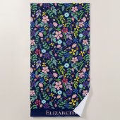 Modern Floral Strandlaken (Voorkant)