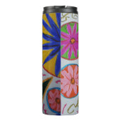 Modern Floral Thermosbeker (Achterkant)