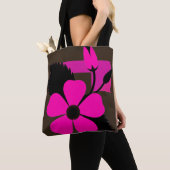 Modern Floral Tote Bag / Stylish Everyday Bag (De près)