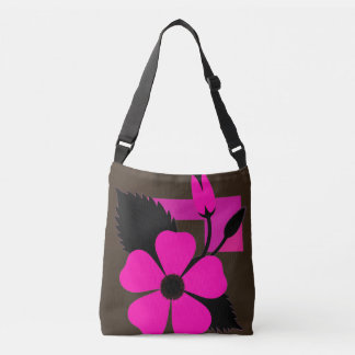Modern Floral Tote Bag / Stylish Everyday Bag