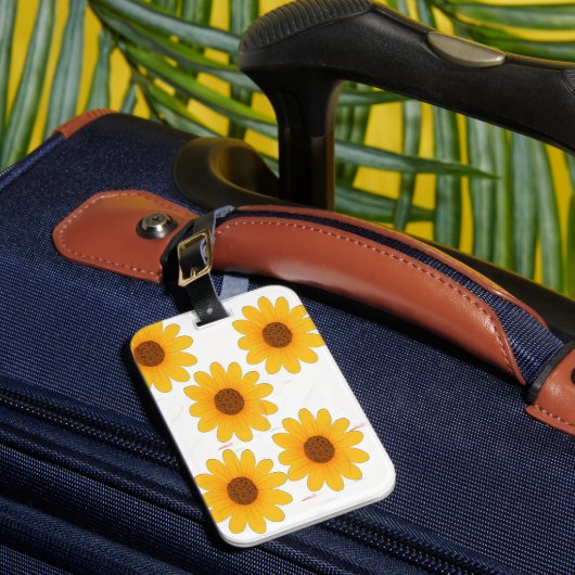 Modern Floral Travel Accessoire Bagagelabel (Voorkant Insitu 1)