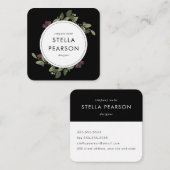 Modern Floral Visitekaartje (Voorkant / Achterkant)