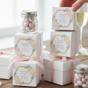 Modern Floral Vrijgezellenfeest Hartelijk dank Vierkante Sticker