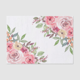 Modern Floral Vrijgezellenfeest Tissuepapier