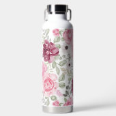 Modern Floral Waterfles (Voorkant)