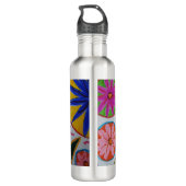 Modern Floral Waterfles (Achterkant)