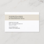 Modern Floral Wedding Celebrant Visitekaartje (Voorkant)