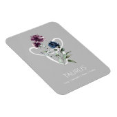 Modern Floral Zodiac Star Sign Taurus Magneet (Rechterzijde)