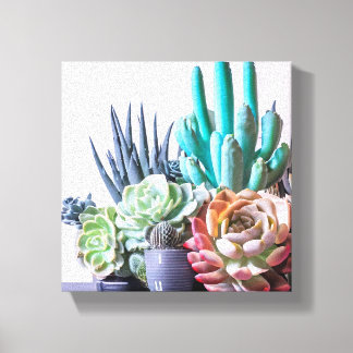 Modern Flower Design Canvas Afdruk
