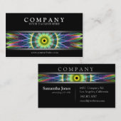 Modern Flower Eye Mandala Visitekaartje (Voorkant / Achterkant)