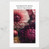 Modern Flower Salon Pricelist Flyer (Voorkant)