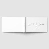Modern Foliage Wedding Gastenboek (Volledig)