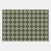 Modern Folk Art Wrapping Paper Flat Sheet Set van  (Voorkant 3)