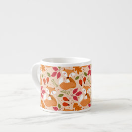 Modern Folk Foxes Espresso Kop