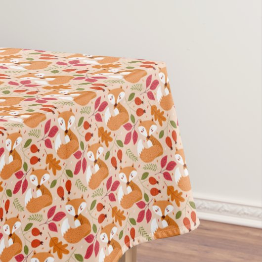 Modern Folk Foxes Tafelkleed (Voorbeeld)