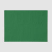 Modern Forest Green Plain Gekleurd Verjaardagsfees Tissuepapier (Voorkant)