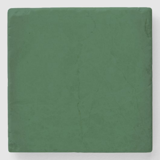 Modern Forest Green  Stenen Onderzetter (Voorkant)