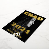 MODERN FOTO AFSTUDEERDER PARTIJ FOLIE UITNODIGING (Gedraaid)