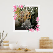 Modern Foto Elegant Wedding Poster (Keuken)