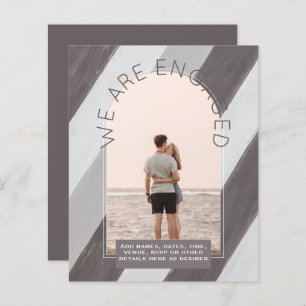 MODERN FOTO-VERLOVING INVITE - gemengde kleuren