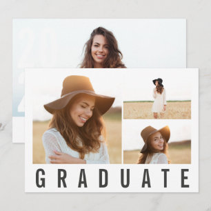 modern fotocollage gewaagd grafisch afstuderen aan aankondiging
