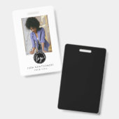 Modern Fotologo Badge (Voor- en achterkant)