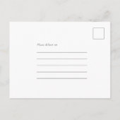 Modern Fotoscript Getrouwd en Vrolijk Vakantie Briefkaart (Achterkant)