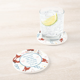  Modern Fox Nieuwe Baby Stats Onderzetters