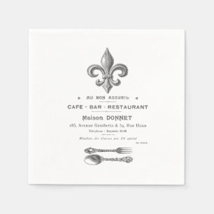 MODERN  FRANS BISTRO SERVETTEN