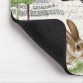 Modern Frans tuinkonijn Muismat (Hoek)