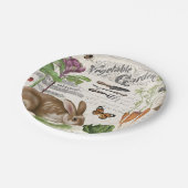 Modern  Frans tuinkonijn Papieren Bordje (Gekanteld)