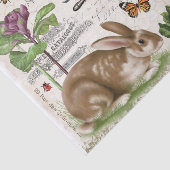 Modern  Frans tuinkonijn Tissuepapier (Detail)