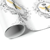 MODERN  franse koningin Cadeaupapier (Rol Hoek)