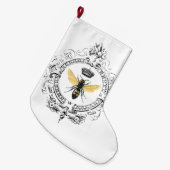 MODERN  franse koningin Grote Kerstsok (Voorkant (Hangend))