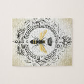 MODERN franse koningin Legpuzzel (Horizontaal)