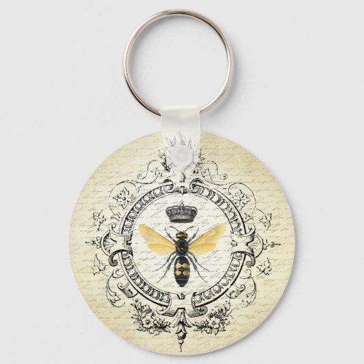 MODERN franse koningin Sleutelhanger (Voorkant)