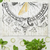 MODERN  franse koningin Theedoek (Gevouwen)