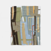 Modern Free Expression Painting by Norman Wyatt Fleece Deken (Voorkant)