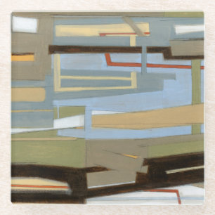 Modern Free Expression Painting by Norman Wyatt Glazen Onderzetter