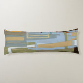 Modern Free Expression Painting by Norman Wyatt Lichaamskussen (Achterkant)