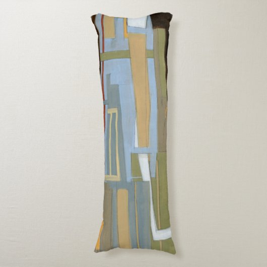 Modern Free Expression Painting by Norman Wyatt Lichaamskussen (Voorkant Verticaal)