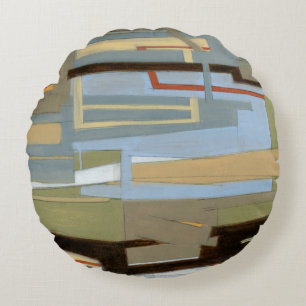 Modern Free Expression Painting by Norman Wyatt Rond Kussen