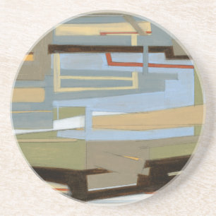 Modern Free Expression Painting by Norman Wyatt Zandsteen Onderzetter