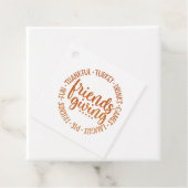 Modern Friendsgiving Bedankjes Labels (In situ)