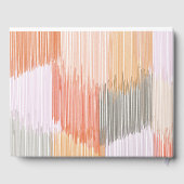 Modern Fringe Wedding Gastenboek (Achterkant)