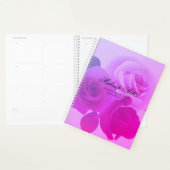 Modern Fuchsia Floral Makeup Artist Appointment Planner (Display)