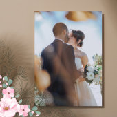 Modern Full Photo Double-Sided Save The Date Card